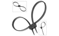 Double loop cable ties